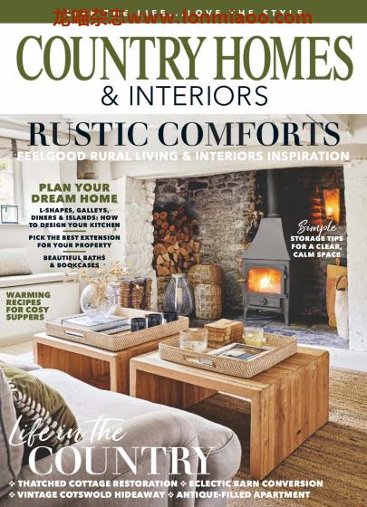 [英国版]Country Homes & Interiors 田园风格家居杂志 2021年2月刊